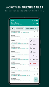 اسکرین شات 7 برنامه Json Genie: JSON Viewer/Editor
