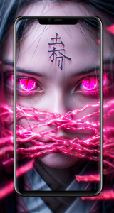 اسکرین شات 8 برنامه Anime Eyes Wallpaper 4K