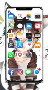 اسکرین شات 6 برنامه Anime Cat Boy Wallpaper
