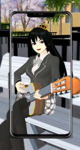 اسکرین شات 7 برنامه Sakura Wallpaper School 4K