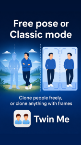 اسکرین شات 5 برنامه AI Clone Camera - Twin Me!