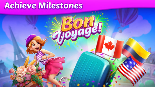 اسکرین شات 6 بازی Mahjong City Tours: Tile Match