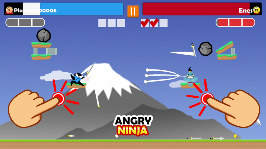 اسکرین شات 4 بازی Jumping Ninja Party 2 Player