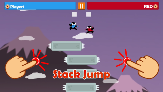 اسکرین شات 6 بازی Jumping Ninja Party 2 Player
