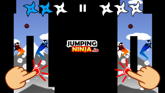 اسکرین شات 1 بازی Jumping Ninja Party 2 Player