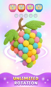 اسکرین شات 2 بازی Yarn Sort 3D: Jam Puzzle