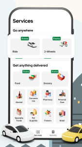 اسکرین شات 1 برنامه Uber: Rides, eats, hotels