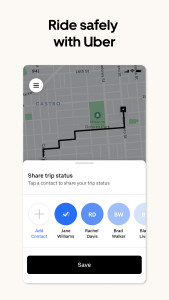 اسکرین شات 8 برنامه Uber - Request a ride