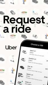اسکرین شات 1 برنامه Uber: Rides, eats, and more