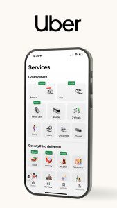 اسکرین شات 2 برنامه Uber - Request a ride