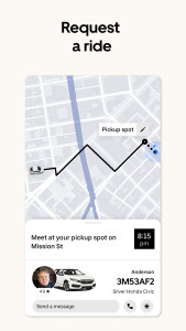 اسکرین شات 3 برنامه Uber - Request a ride