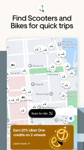 اسکرین شات 4 برنامه Uber: Rides, eats, hotels