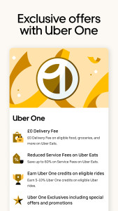 اسکرین شات 7 برنامه Uber: Rides, eats, and more
