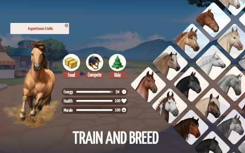 اسکرین شات 1 بازی Howrse - Horse Breeding Game