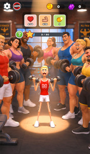 اسکرین شات 1 بازی Gym Idle Clicker: Fitness Hero
