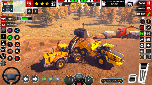 اسکرین شات 1 برنامه JCB Construction Driving Game