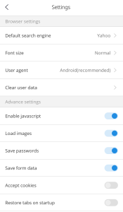 اسکرین شات 5 برنامه Browser- Secure Search,Ad Bloc