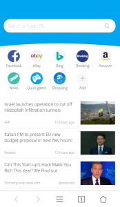 اسکرین شات 1 برنامه Browser- Secure Search,Ad Bloc