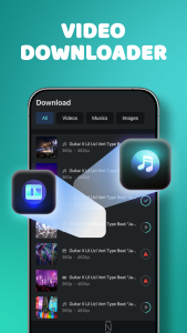 اسکرین شات 1 برنامه Video Downloader