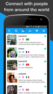 اسکرین شات 1 برنامه Unbordered Foreign Friend Chat