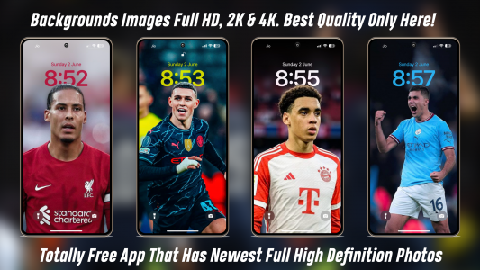 اسکرین شات 7 برنامه Football Wallpaper HD 4K