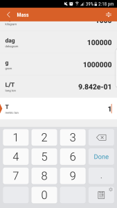 اسکرین شات 3 برنامه Unit Converter Calculator