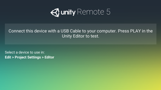 اسکرین شات 3 برنامه Unity Remote 5