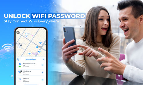 اسکرین شات 1 برنامه WiFi Scanner - WiFi Password