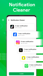 اسکرین شات 2 برنامه CLEANit:Phone Storage Cleaner