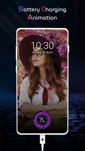 اسکرین شات 2 برنامه Battery Charging Animation