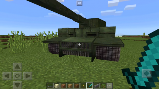 اسکرین شات 3 بازی Tank mod for mcpe