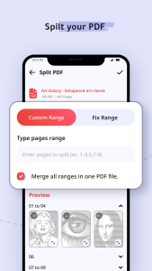 اسکرین شات 4 برنامه Combine PDF