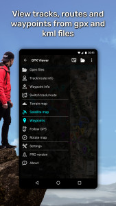 اسکرین شات 1 برنامه GPX Viewer: Hike & Bike