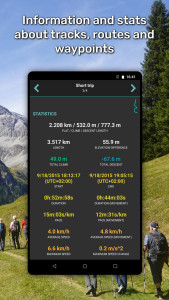 اسکرین شات 6 برنامه GPX Viewer: Hike & Bike