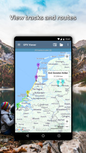 اسکرین شات 2 برنامه GPX Viewer: Hike & Bike