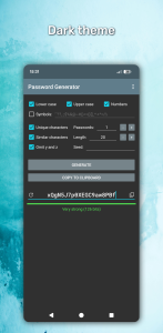 اسکرین شات 8 برنامه Password Generator