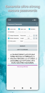 اسکرین شات 3 برنامه Password Generator