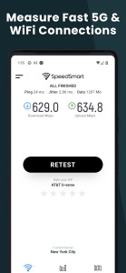 اسکرین شات 6 برنامه Speed Test Internet SpeedSmart