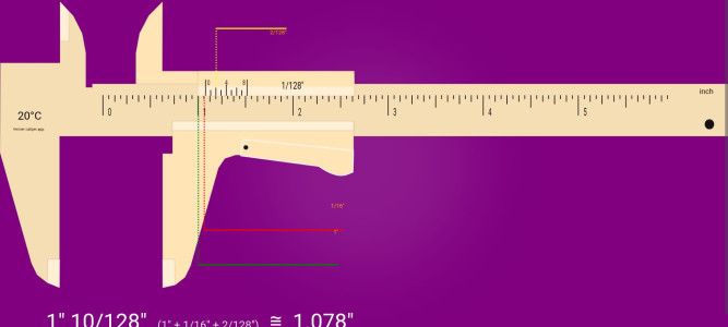 اسکرین شات 7 برنامه Vernier Caliper