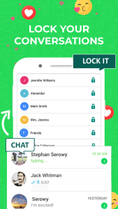 اسکرین شات 1 برنامه Chat Locker for WhatsApp