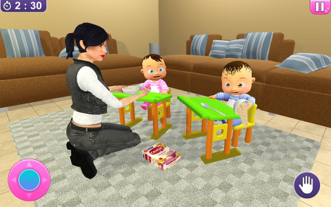 اسکرین شات 3 بازی Real Twins Baby Simulator 3D