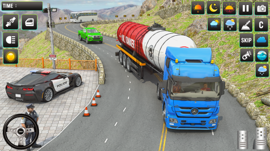 اسکرین شات 4 بازی Oil Tanker: Truck Simulator 3d