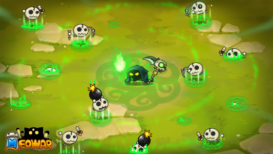 اسکرین شات 2 بازی Meowar - PvP Cat Merge Defense