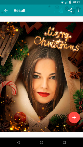 اسکرین شات 5 برنامه Christmas Photo Frames & Cards