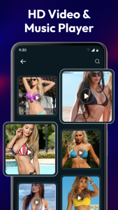 اسکرین شات 2 برنامه HD Video & Music Player