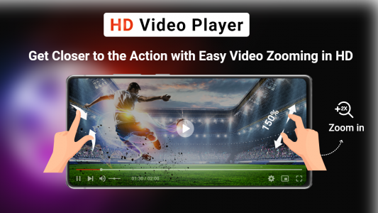 اسکرین شات 4 برنامه Video player hd all format