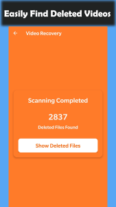 اسکرین شات 2 برنامه Deleted Video Recovery