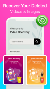 اسکرین شات 2 برنامه Deleted Video Recovery App Pro