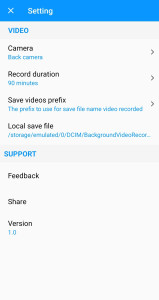 اسکرین شات 3 برنامه Background Video Recorder
