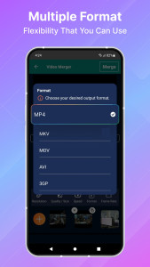 اسکرین شات 6 برنامه Video Merger, Joiner & Collage